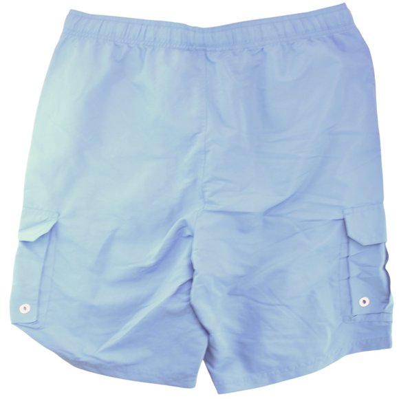 NWOT Gailang Men's Sky Blue Cargo Swim Trunks - Large - Picture 2 of 3